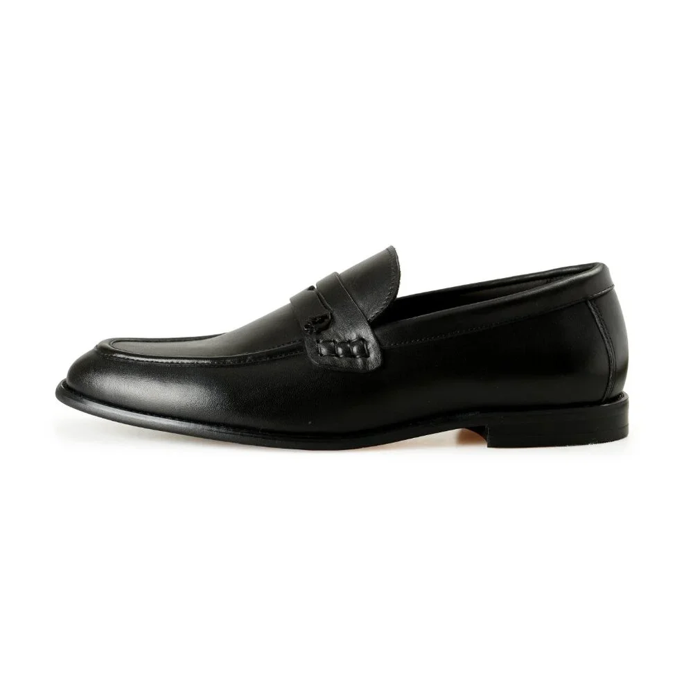 Dior Men's Black 100% Leather Loafers Dress Shoes US 10 IT 43 - Picture 2 of 8